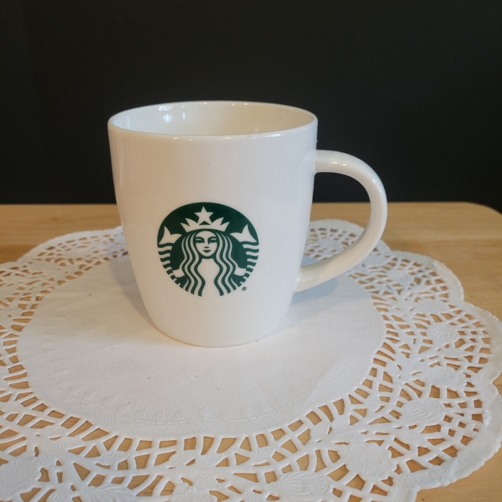 Starbucks White Coffee Mug 12 oz.